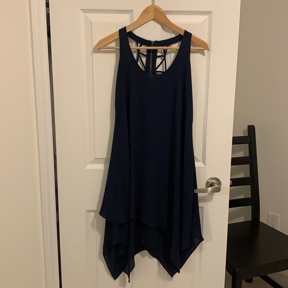 BCBG Navy Formal Dress 👗